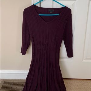 Dark purple dress